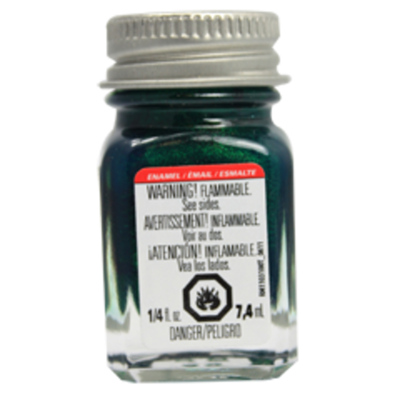 Testors 1530 Green Flake Metallic Enamel Paint 1/4 oz by Testors