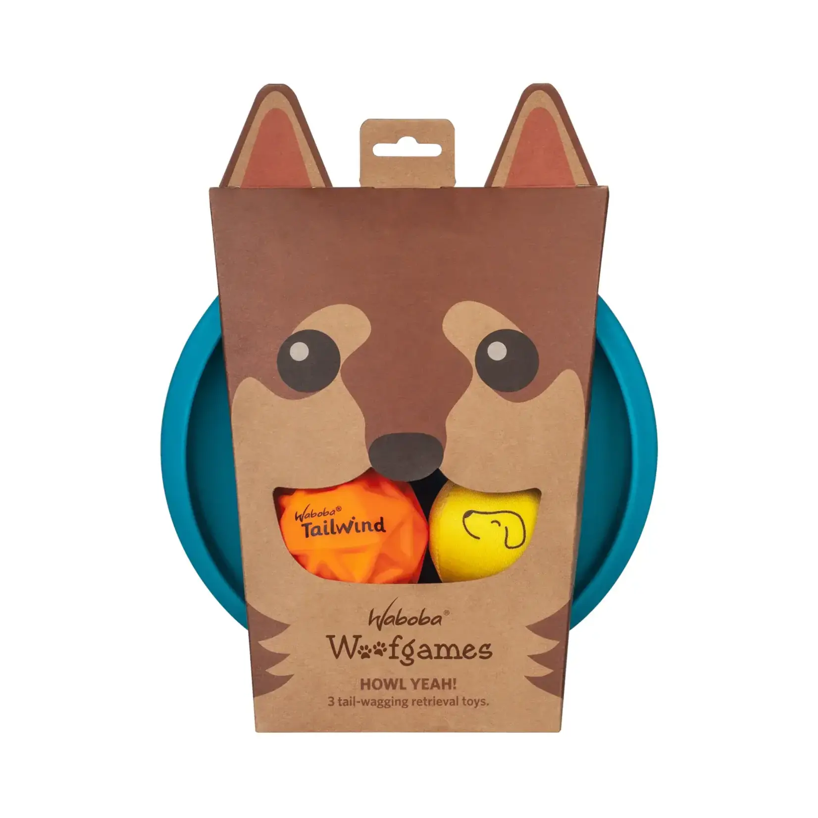 Waboba 560C03 Woof Games Dog Toy Set