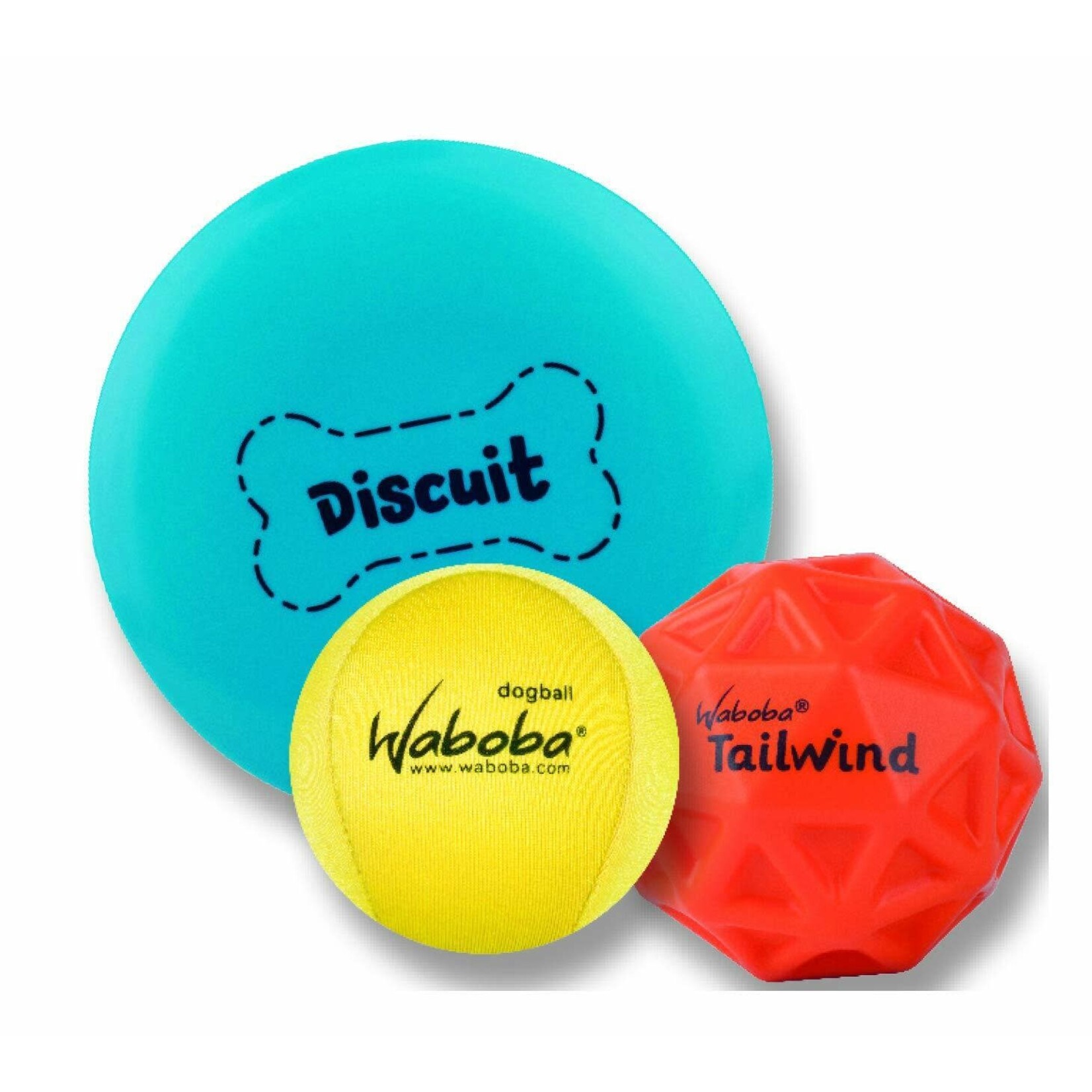 Waboba 560C03 Woof Games Dog Toy Set
