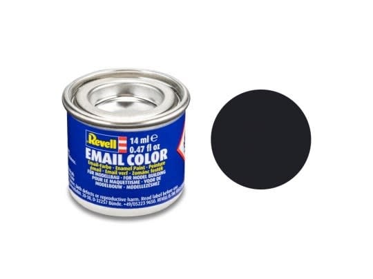 32108 Black Mat Enamel 14ml Tinlet