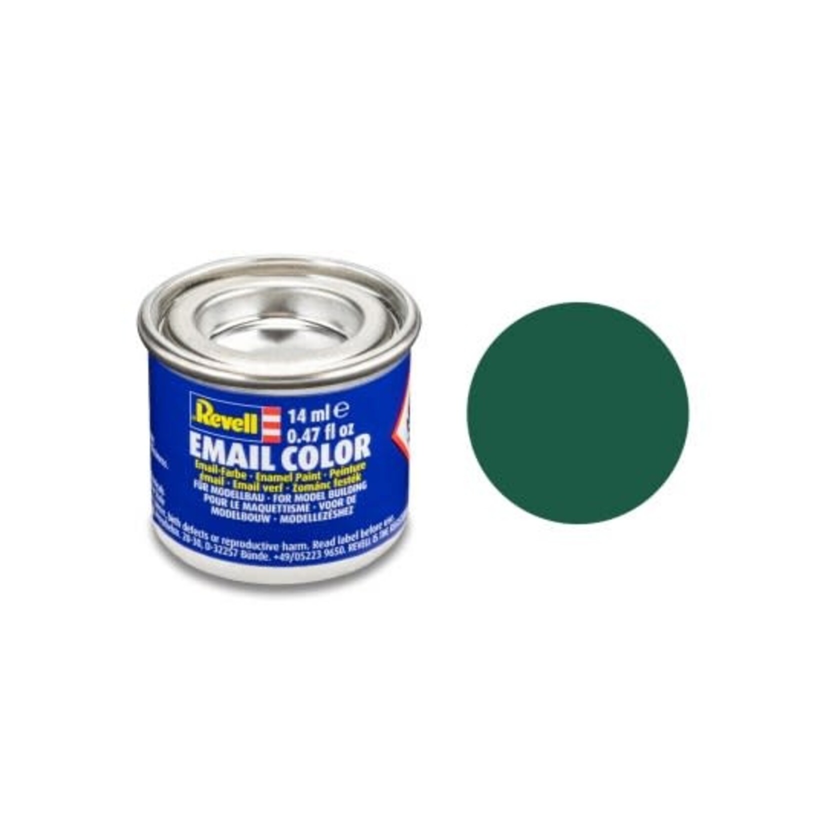 Revell 32139 Dark Green Mat Enamel 14ml Tinlet