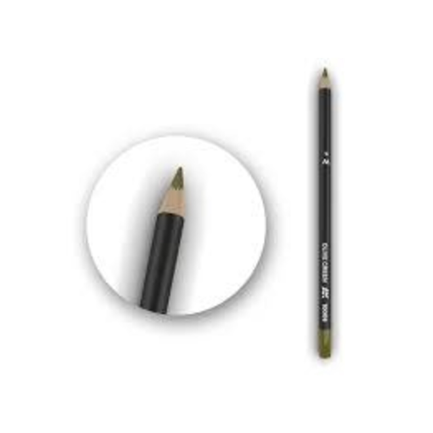 AK Interactive 10006 Weathering Pencil: Olive Green
