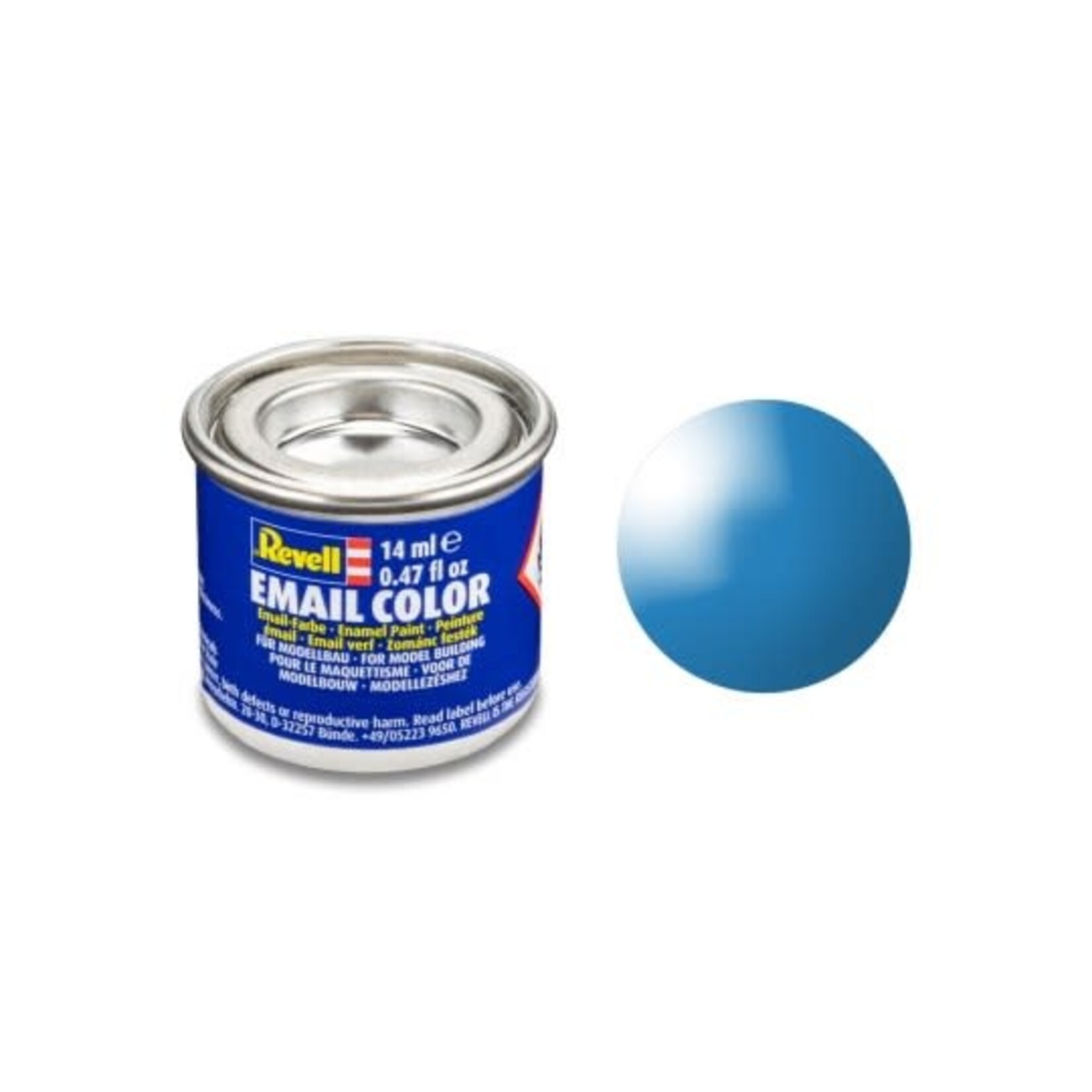 Revell 32150 Light Blue Gloss Enamel 14ml Tinlet