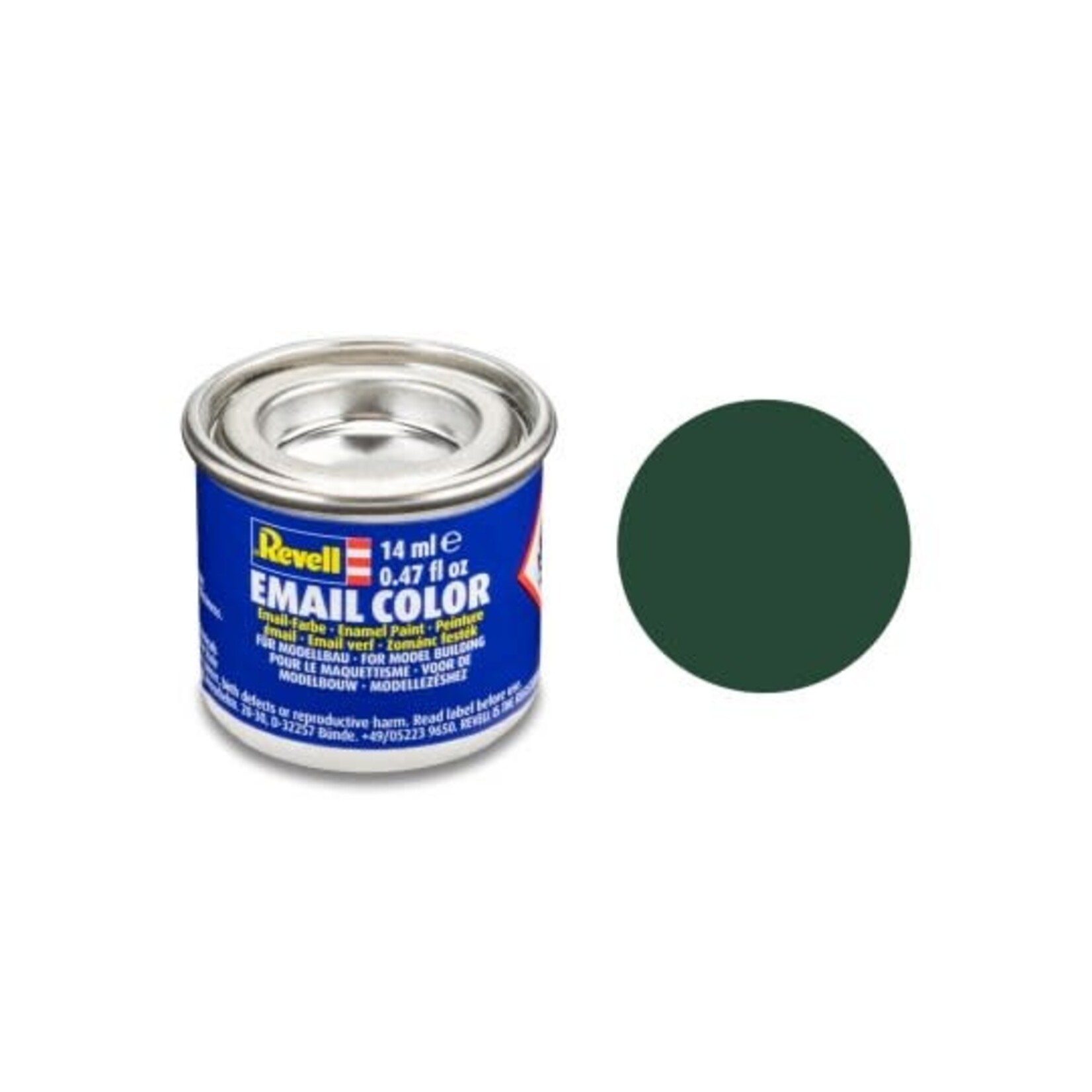 Revell 32168 RAF Dark Green Mat Enamel 14ml Tinlet