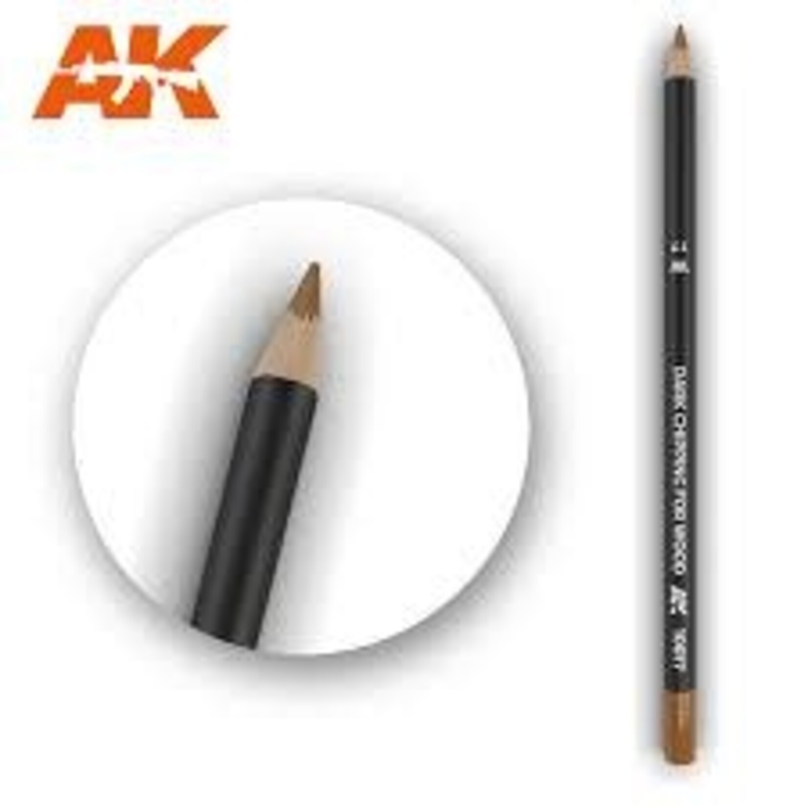 AK 10017 Weathering Pencil: Dark  Chipping For Wood