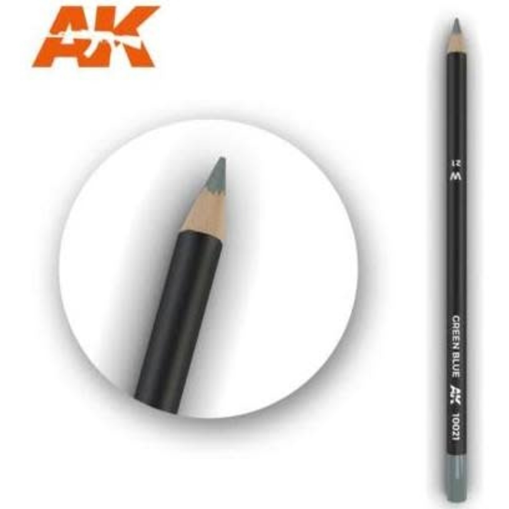 AK 10021  Weathering Pencil: Green Blue