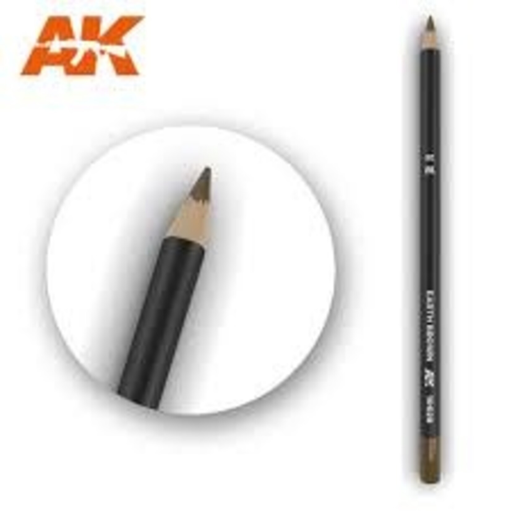 AK Interactive 10028 Weathering Pencil: Earth Brown