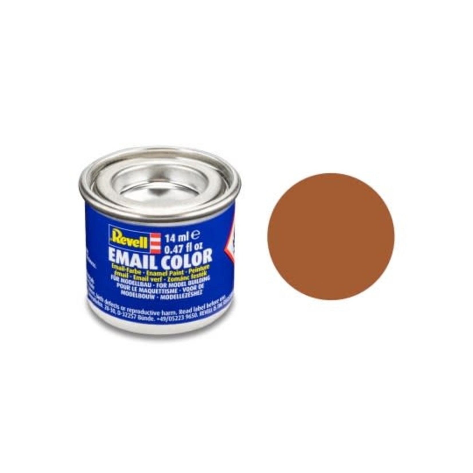 Revell 32185 Brown Mat Enamel 14ml Tinlet