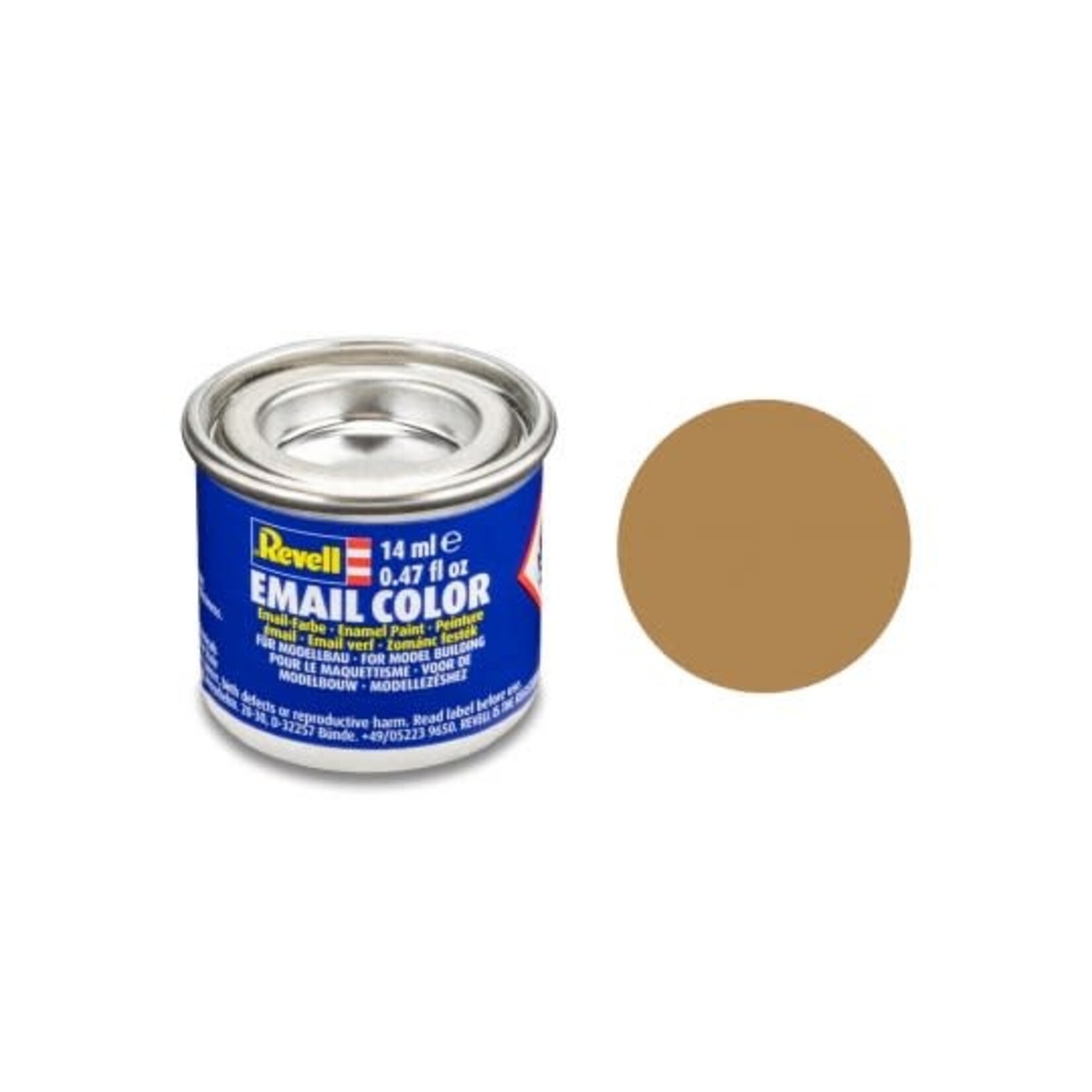 Revell 32188 Ochre Brown Mat Enamel 14ml Tinlet