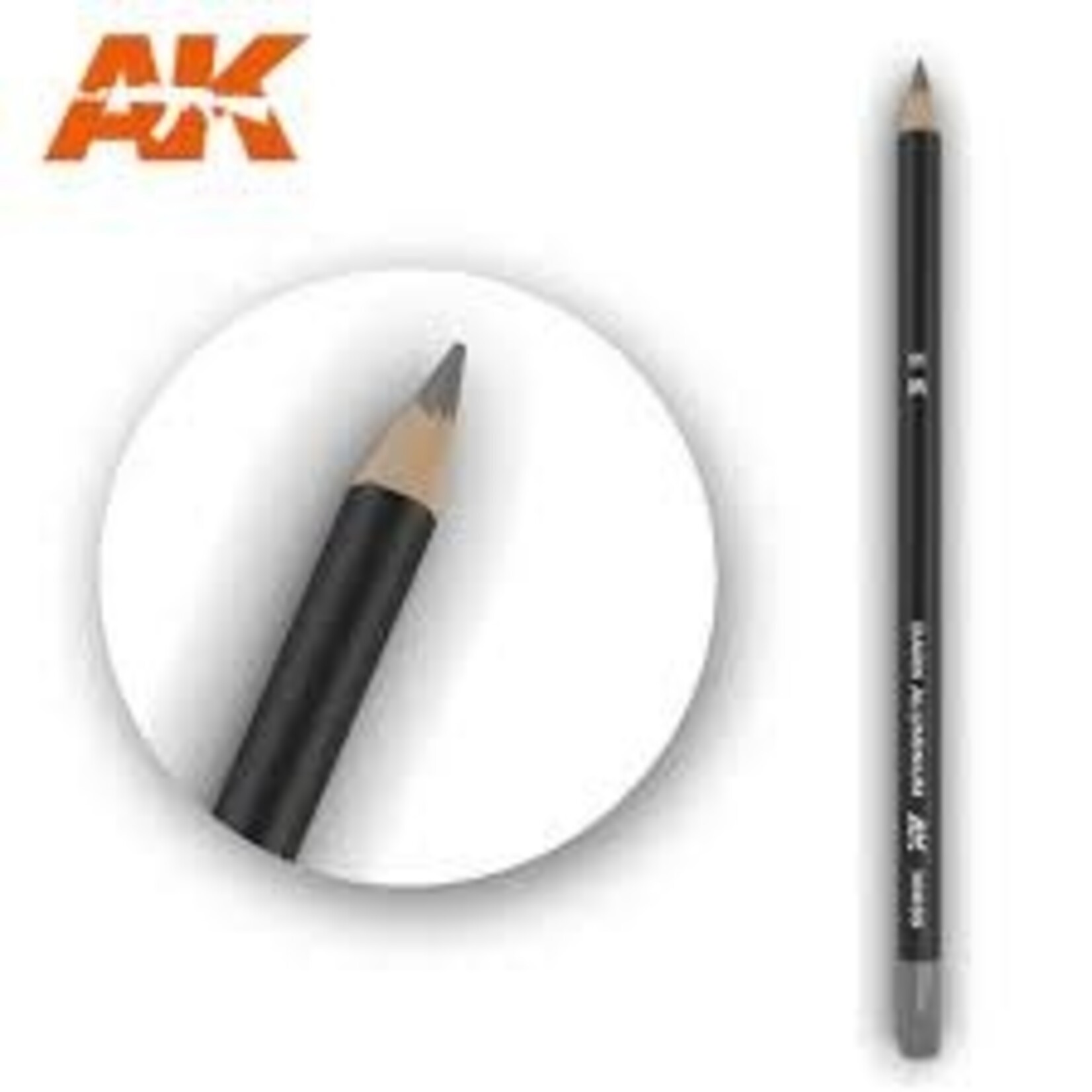 AK Interactive 10035 Weathering Pencil: Dark Aluminum
