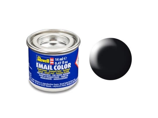 32302 Black Silk Enamel 14ml Tinlet