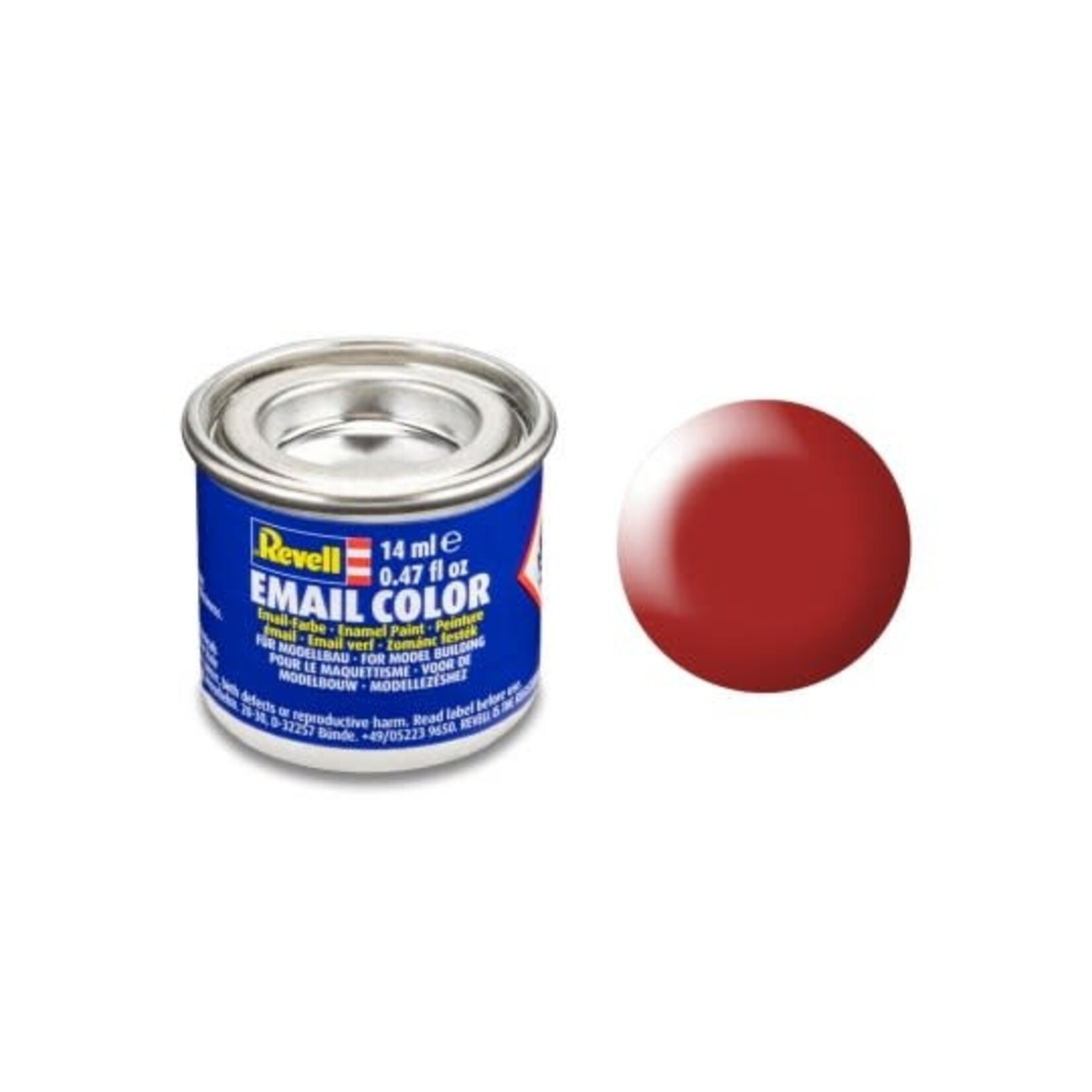 Revell 32330 Fiery Red Silk Enamel 14ml Tinlet