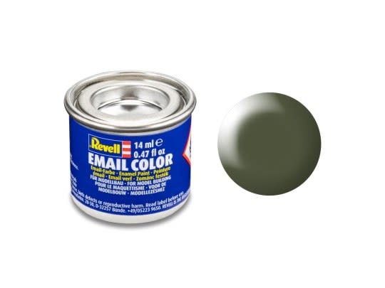 32361 Olive Green Silk Enamel 14ml Tinlet