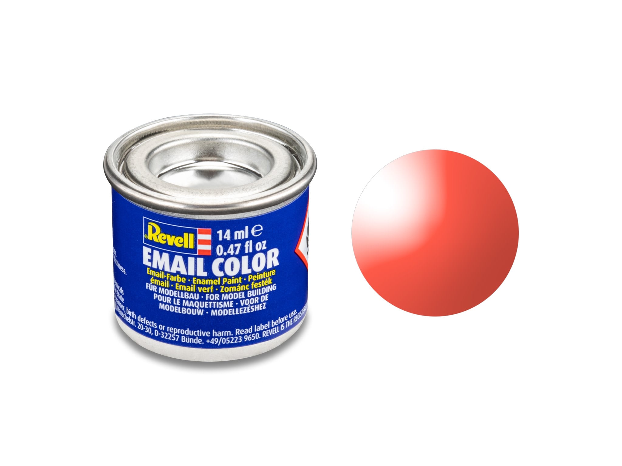32731 Red Clear Enamel 14ml Tinlet