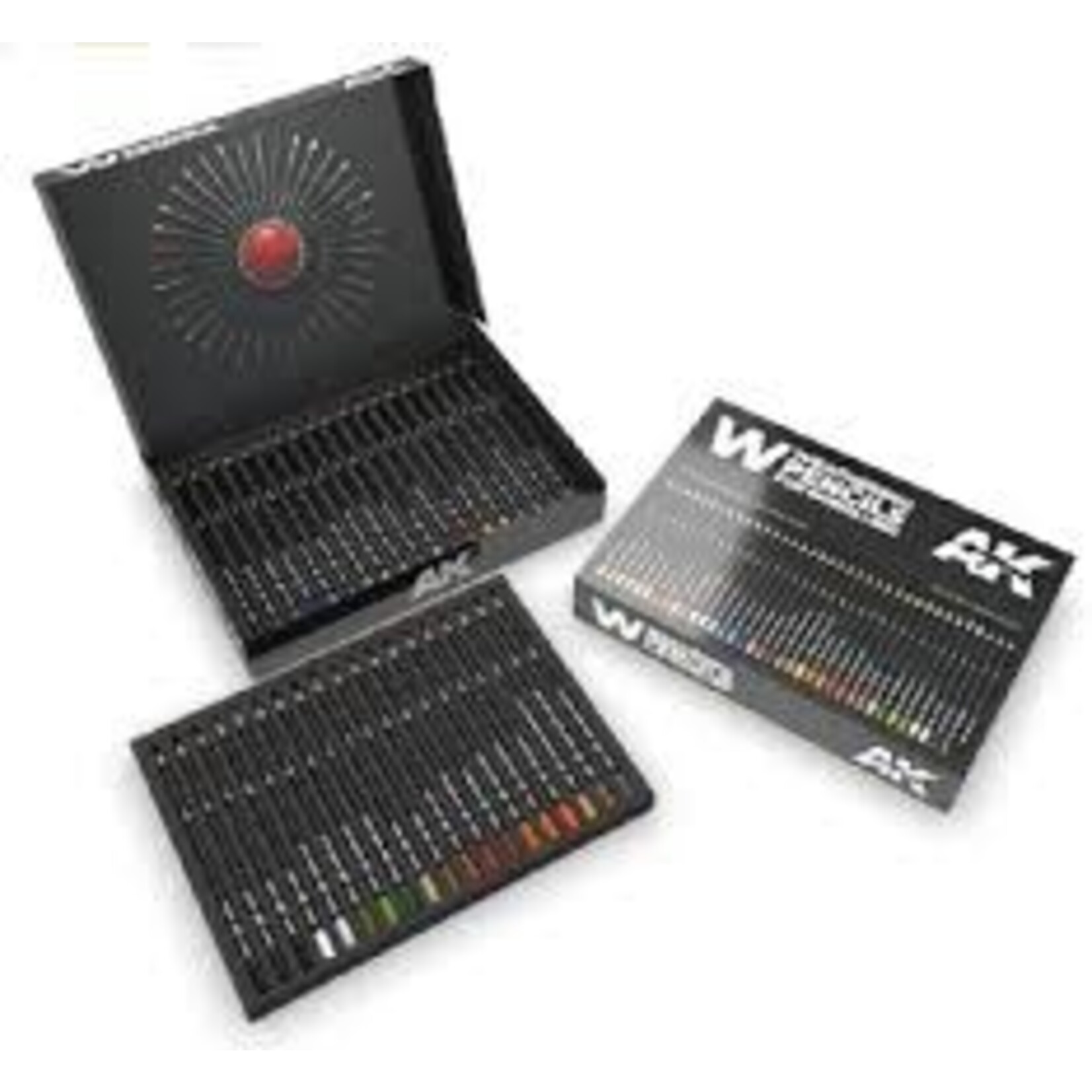 AK Interactive 10047 Weathering Watercolor Deluxe Edition Box Set (37 Colors)