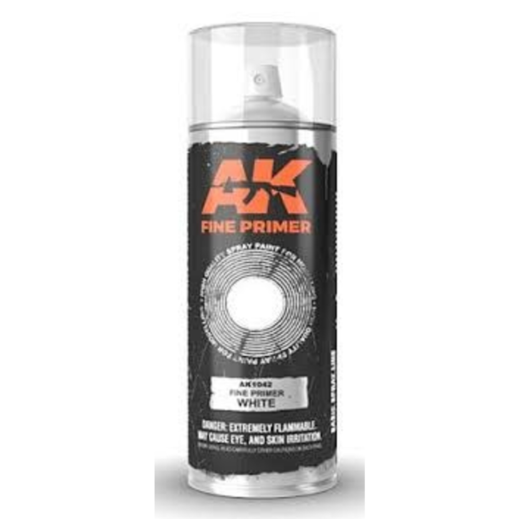 AK 1042 Fine White Lacquer Primer 200ml Spray Wargame