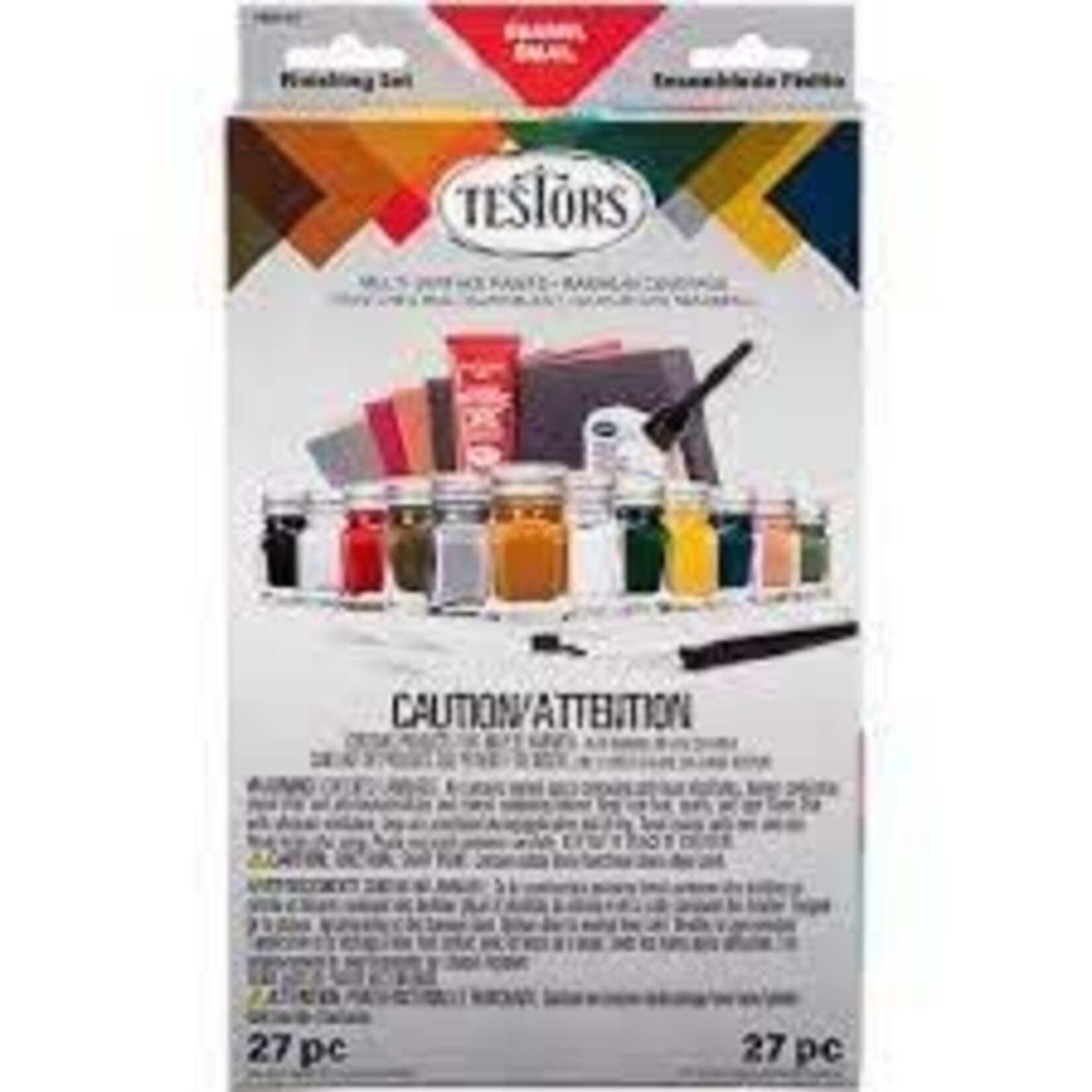 Testors 281232 Enamel Finishing Set 27p