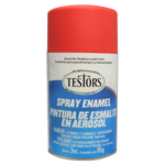 Testors 1250 Flat Red Enamel Spray Paint 3 oz by Testors