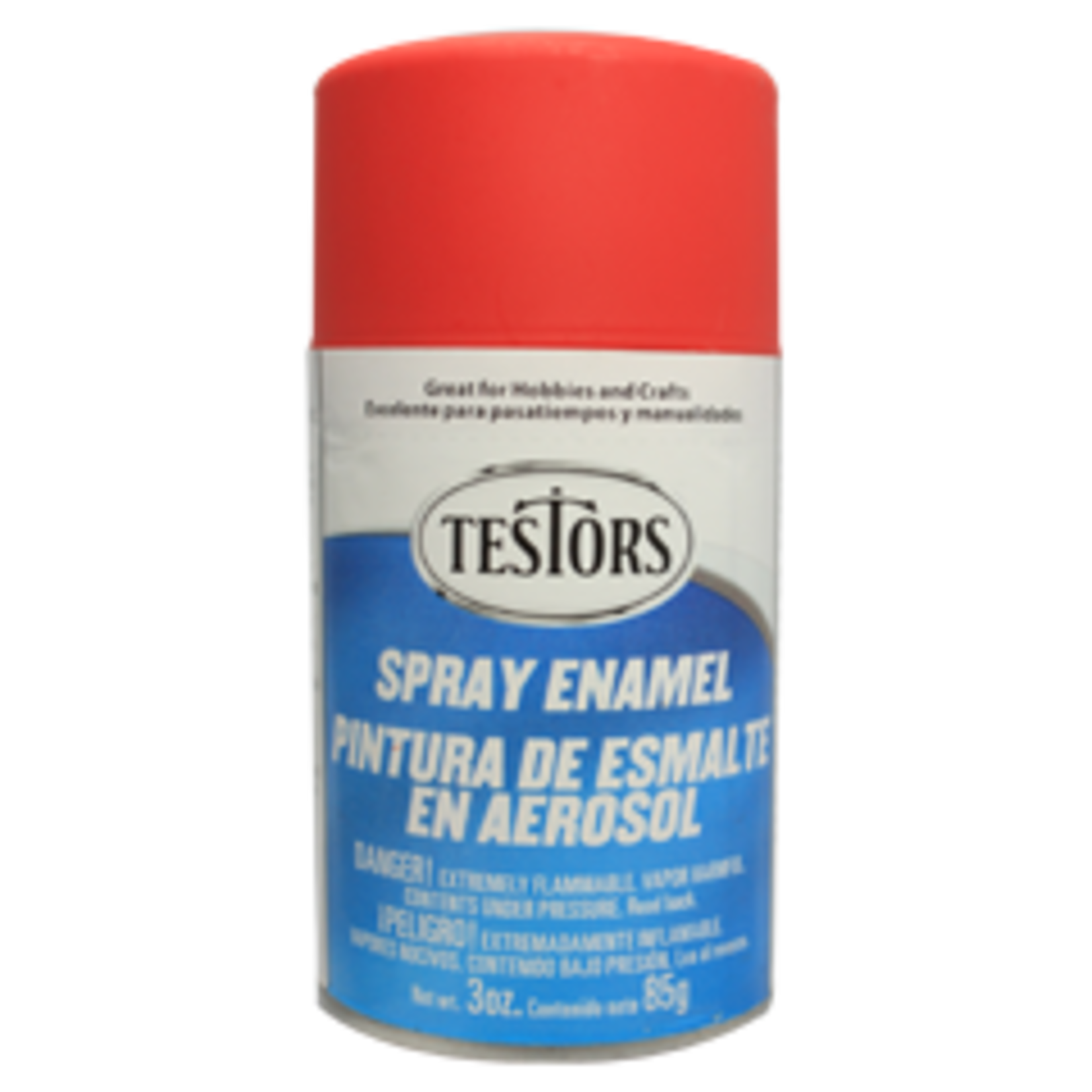 Testors 1250 Flat Red Enamel Spray Paint 3 oz by Testors