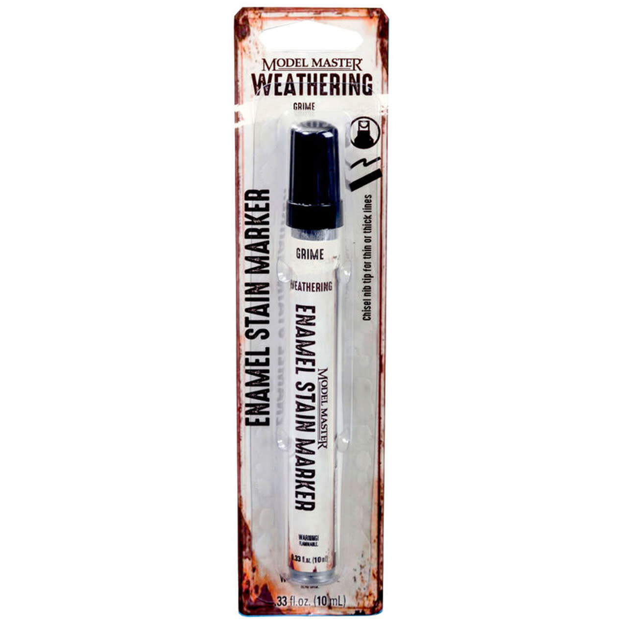 342895 Model Master Weathered Enamel Stain Markers - Grime