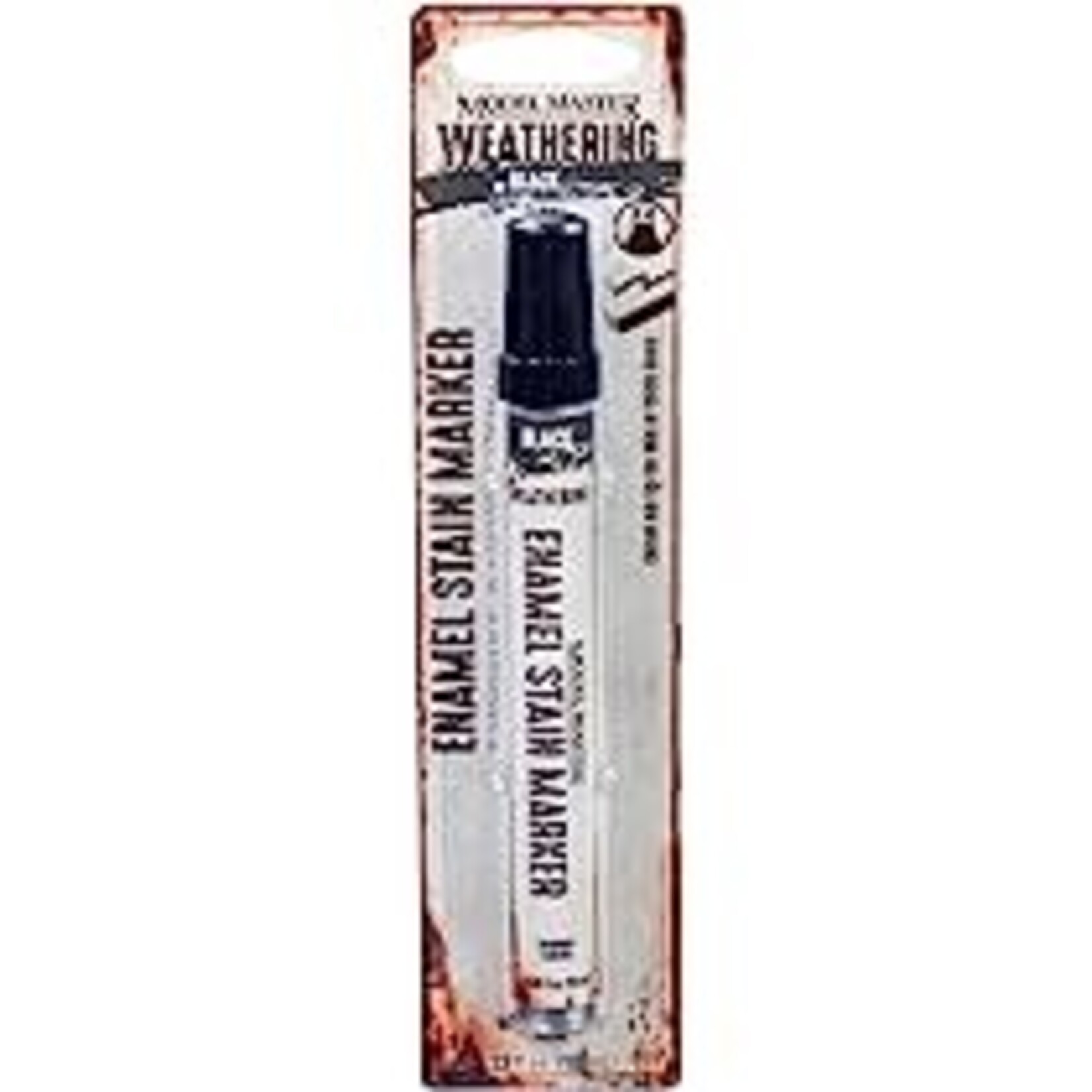 Testors 342897 Model Master Weathered Enamel Stain Markers - Black