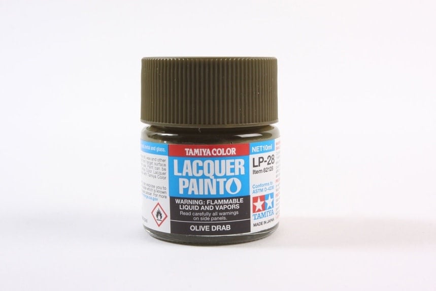 82128 Olive Drab Lacquer LP-28