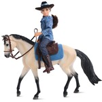 Breyer 61155 Western Horse & Rider 1:12