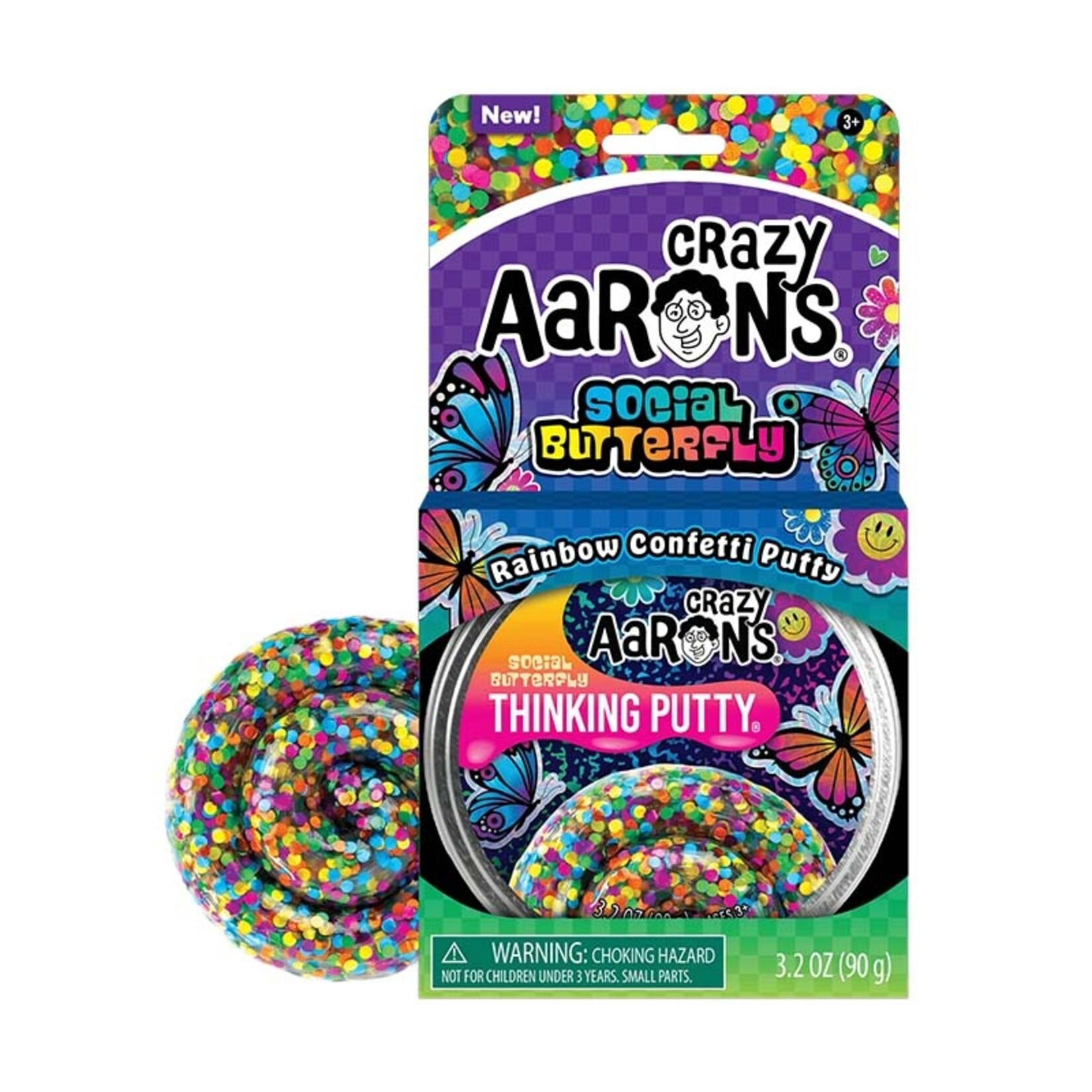 Crazy Aarons TF020 Social Butterfly Thinking Putty