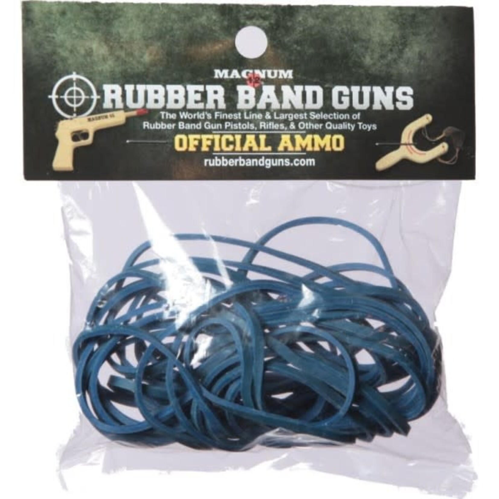 Magnum RB1251OZ Medium Rubber Band Ammo Blue - Size 125 - 1oz