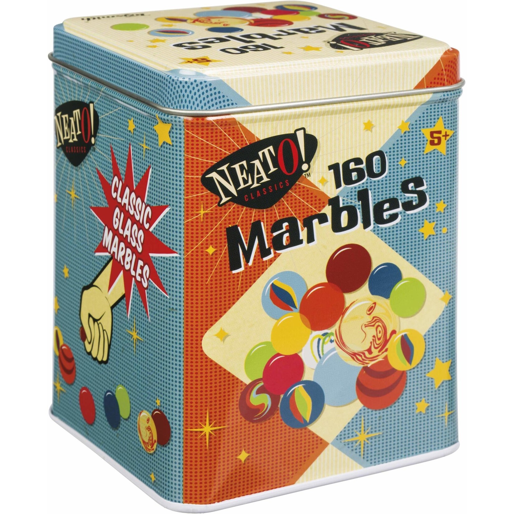 Toysmith NEATO! Marbles in Tin Box