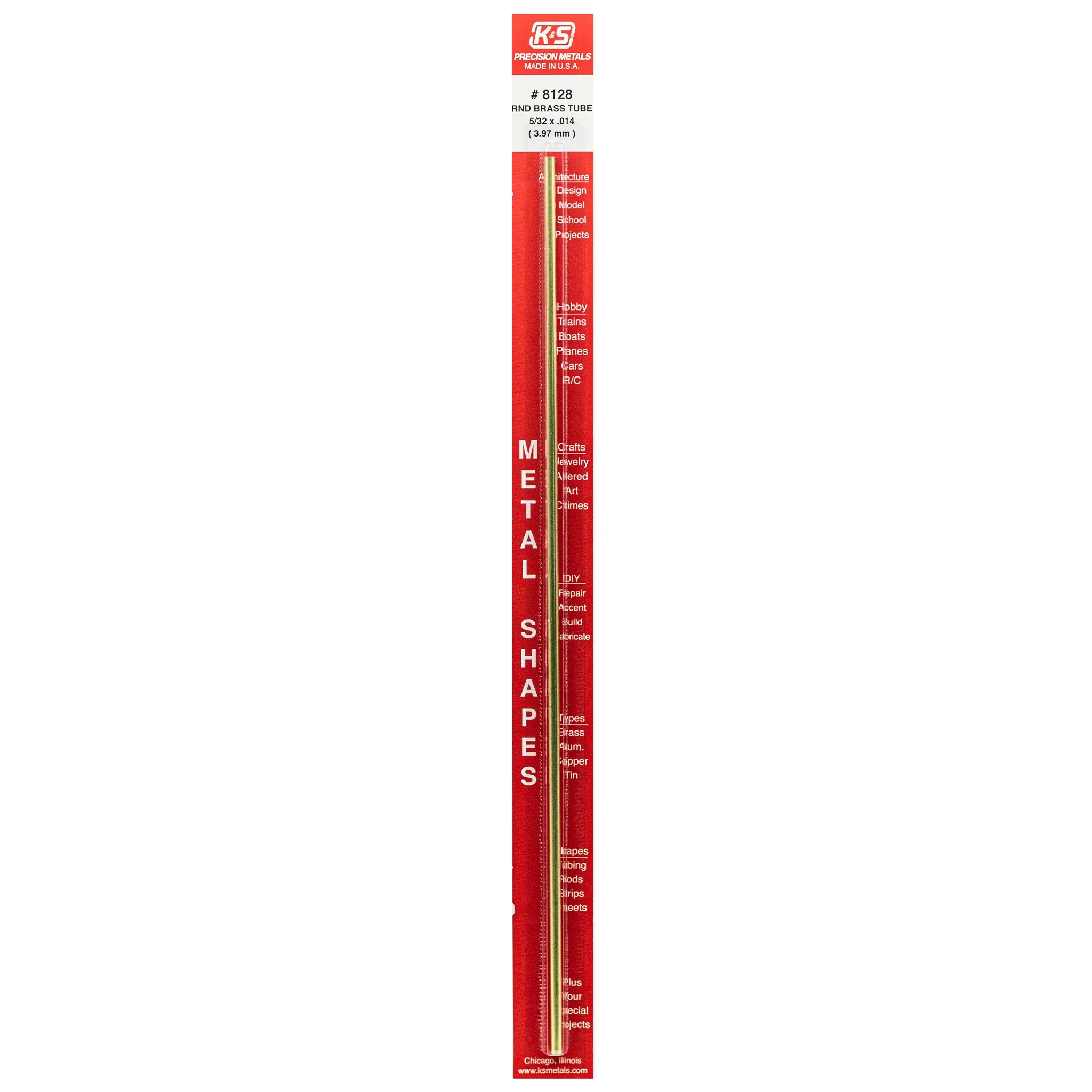 8128 Brass Tube 5/32 x 0.14