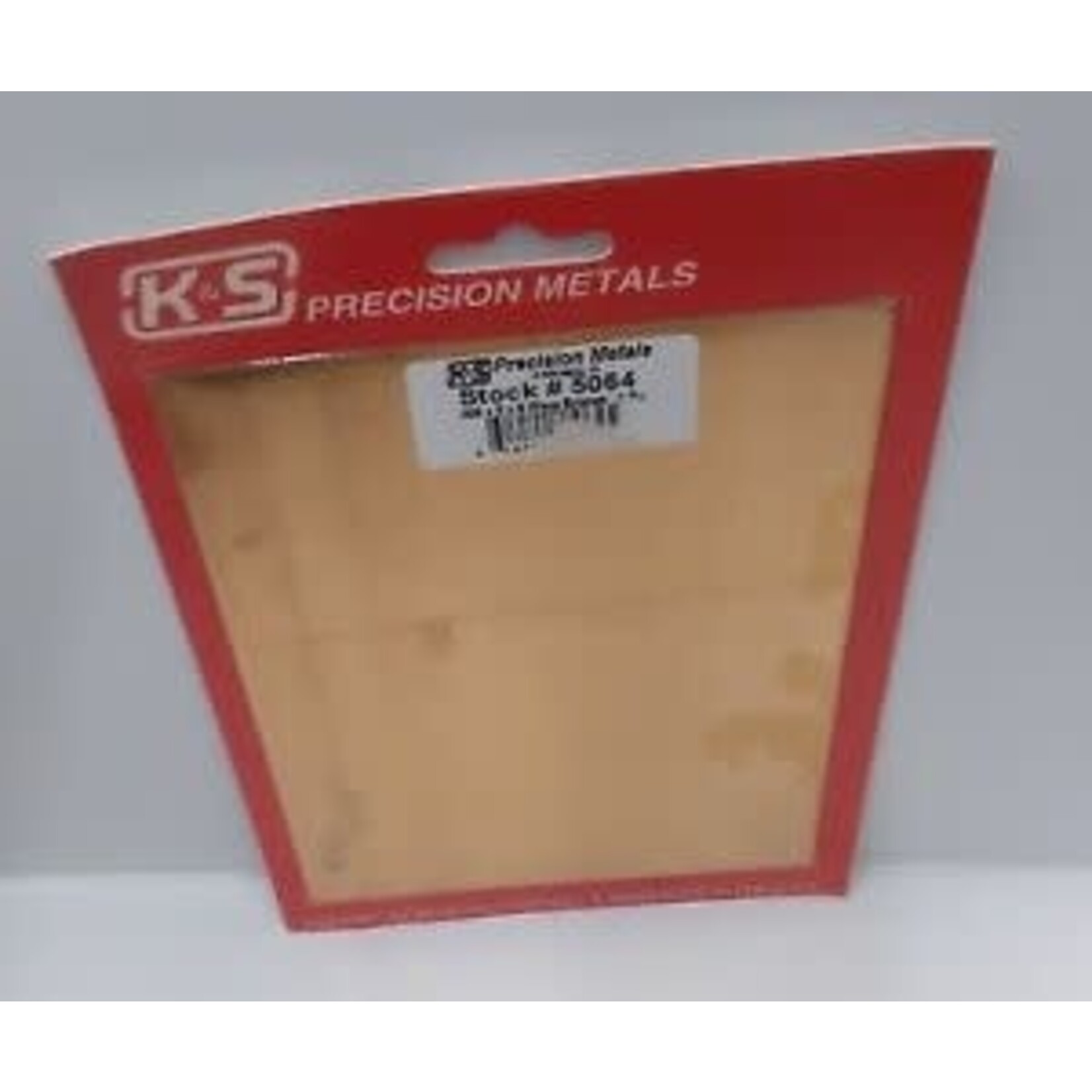 K&S 5064 5X6 Bronze Sheet