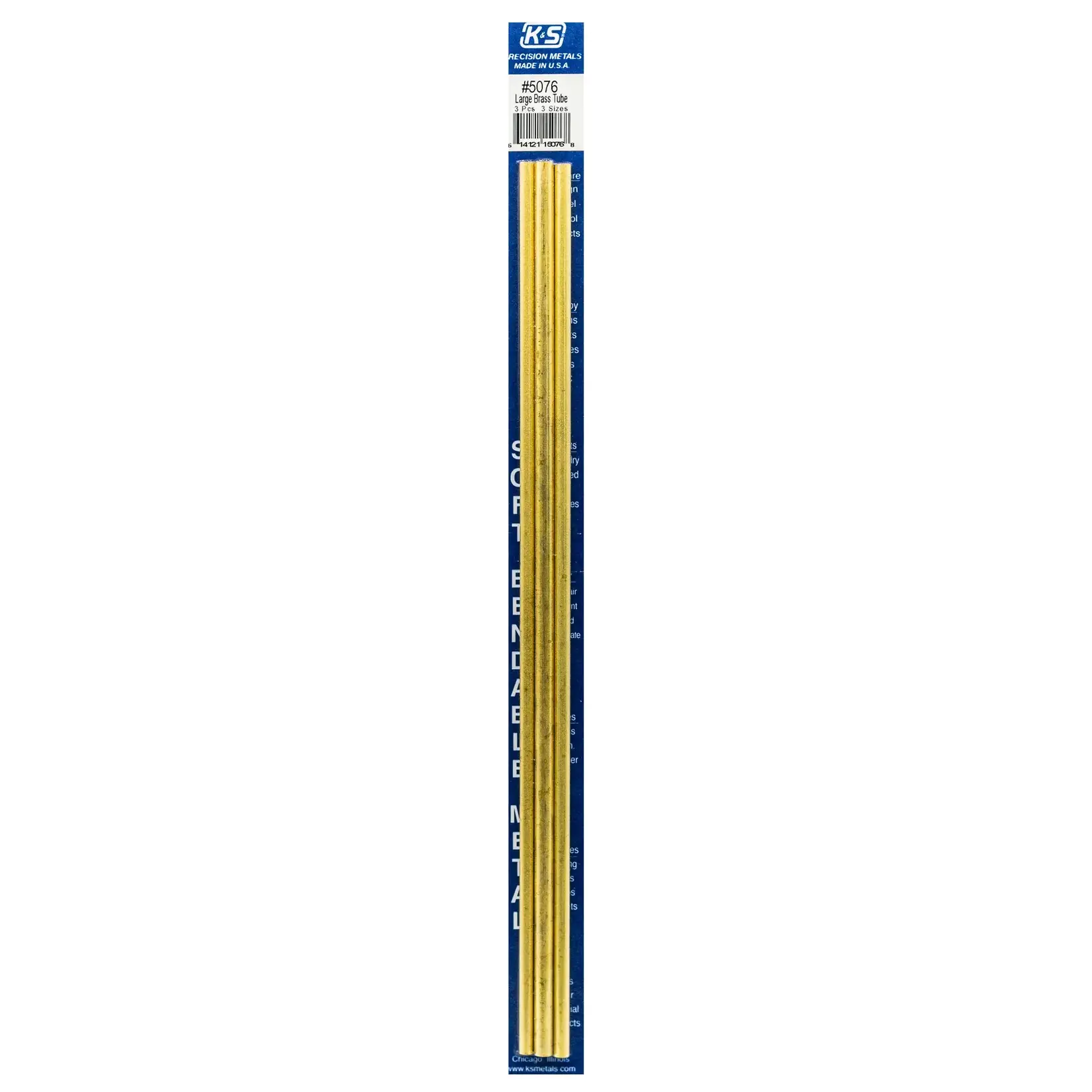 K&S 5076 Large Brass Tube