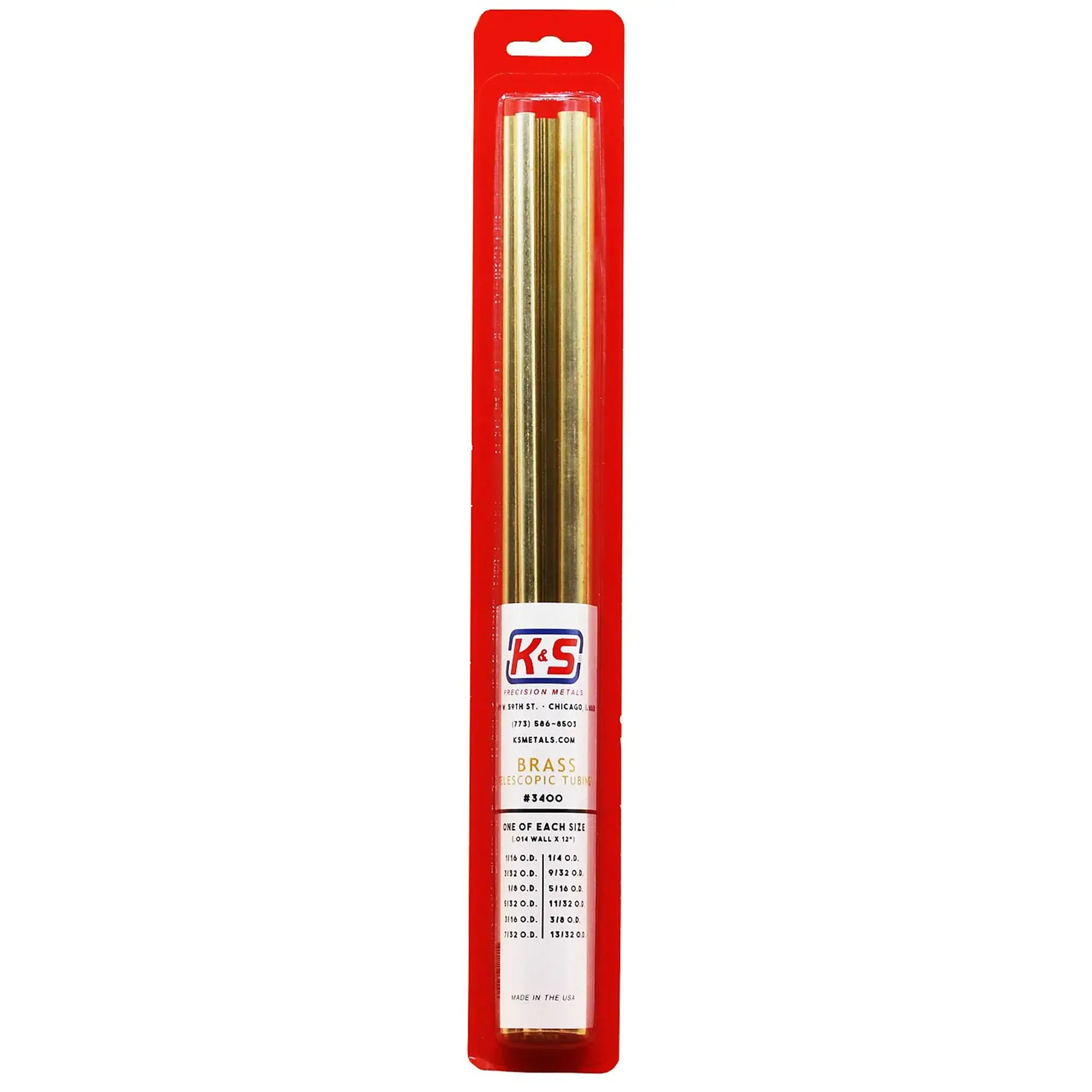 3400 Brass Telescopic Tubing (Small)
