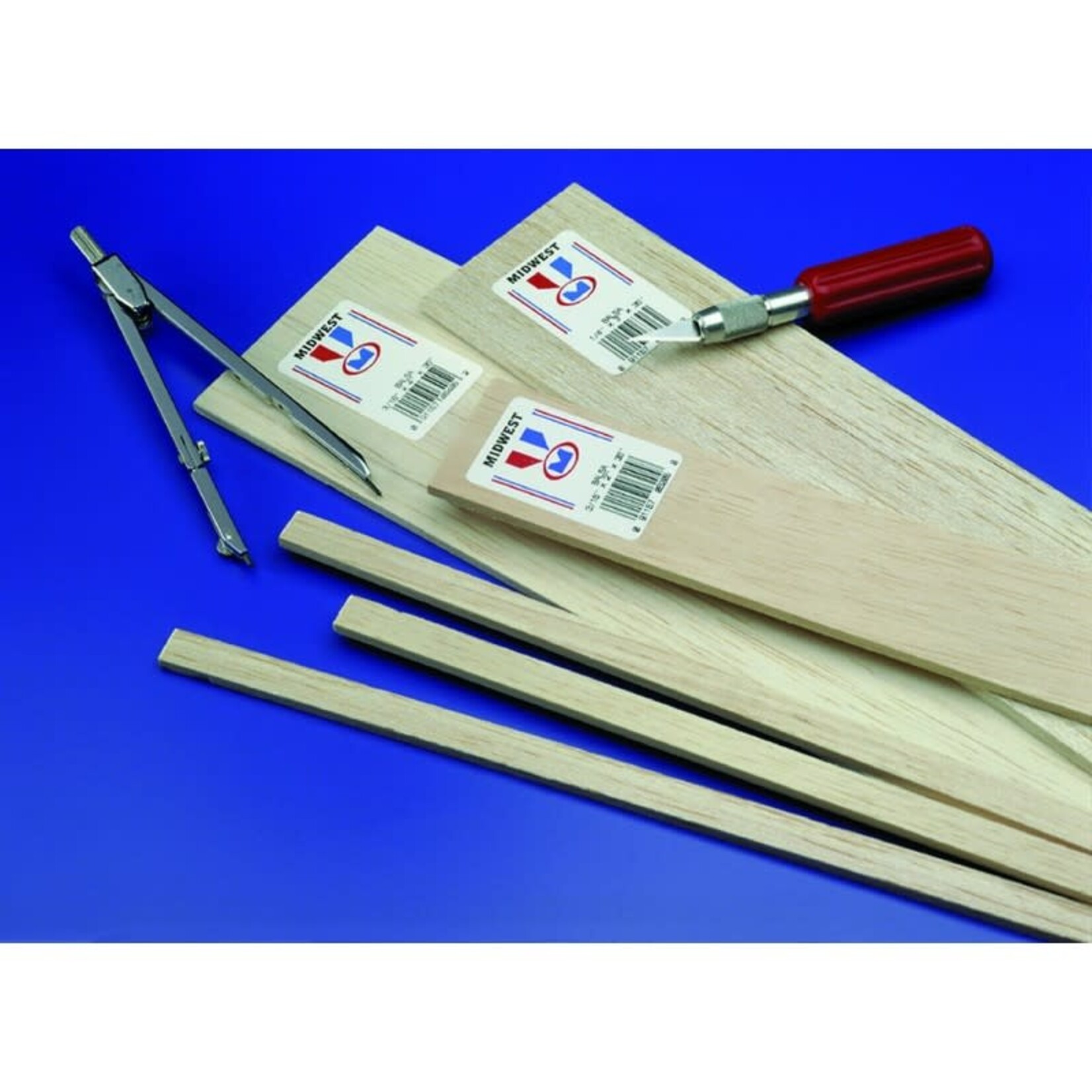 Midwest Products 6045 Balsa Strip 1/8 x 3/16 x 36