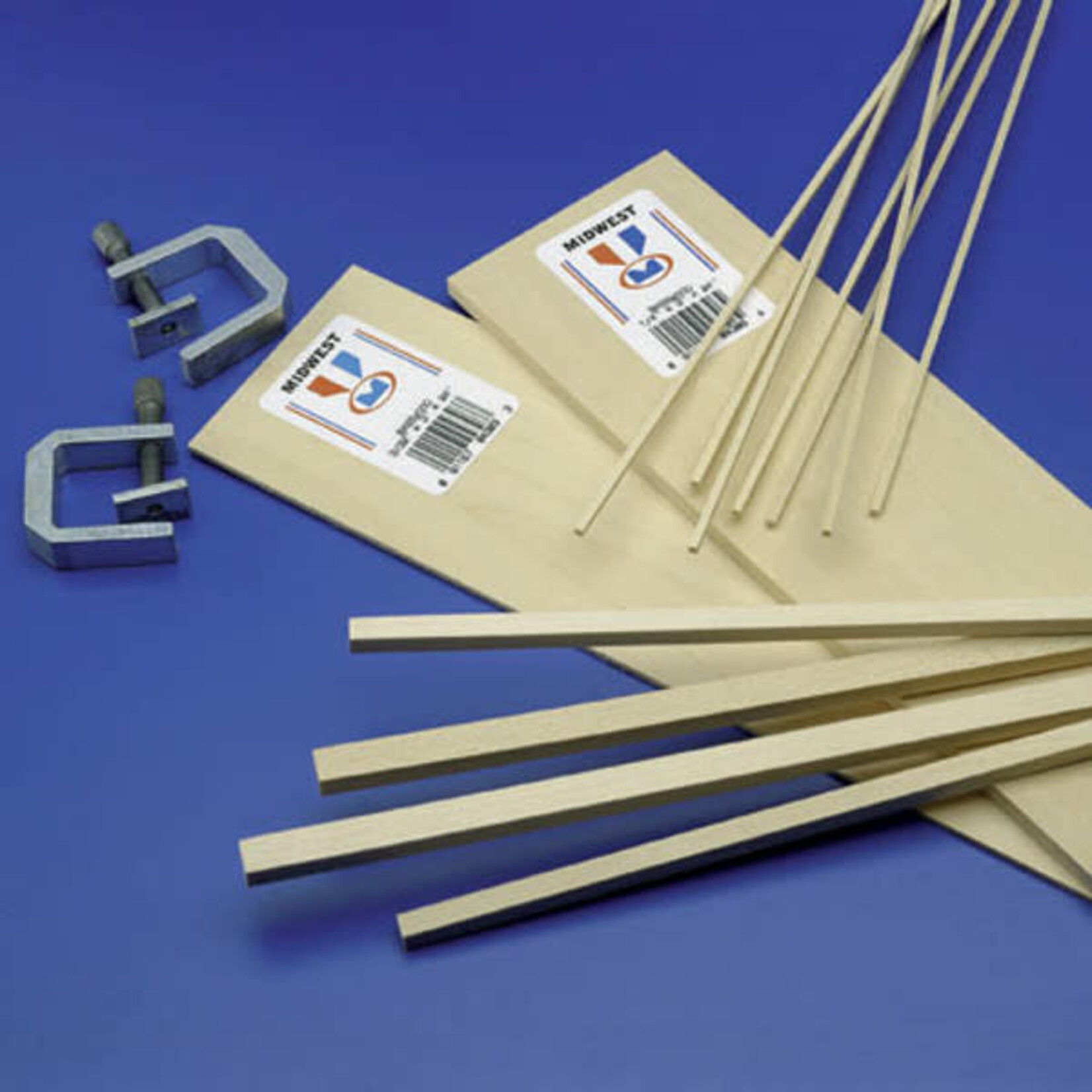 Midwest Products 4066 Basswood Strips 1/4x1/4x24