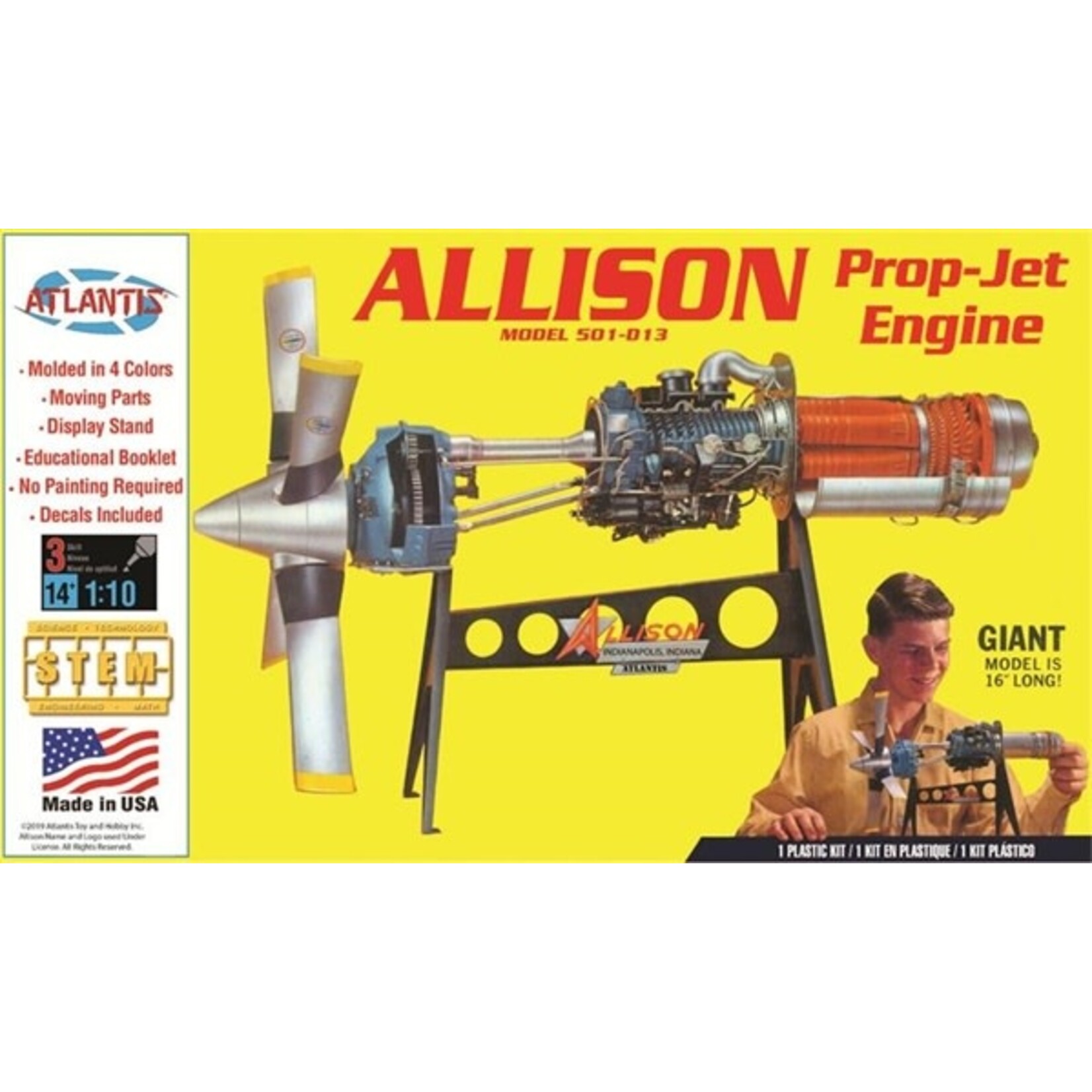 Atlantis 1551 Allison Prop-Jet Engine Model 501-013