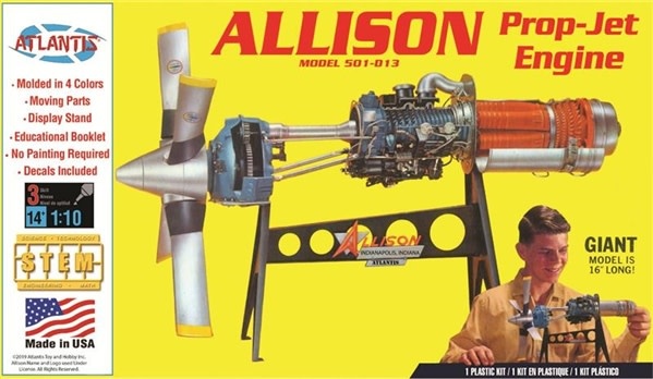 1551 Allison Prop-Jet Engine Model 501-013