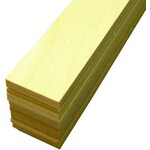 Midwest Products 4103 Basswood Sheets 3/32x1x24