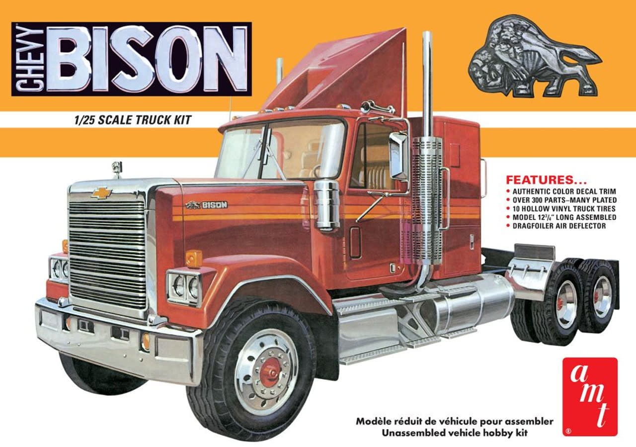 1390 1/25 Chevy Bison Conventional Tractor Cab
