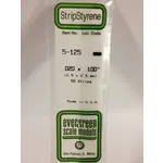 Evergreen 125 Styrene Strip .020x.100" 10/