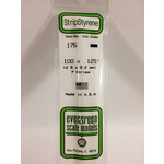 Evergreen 176 Styrene strip .100x.125" 7/