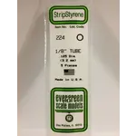 Evergreen 224 Styrene Tube .125" Dia 5/