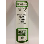 Evergreen 230 Styrene tube .312" Dia 3/