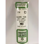 Evergreen 256 Styrene sqr tube .375" 2/