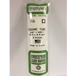 Evergreen 256 Styrene Square Tube .375" 2/