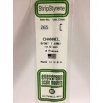 Evergreen 265 Styrene channel .156"  4/