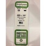 Evergreen 126 Styrene Strip .020x.125" 10/