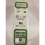 Evergreen 127 Styrene Strip .020x.156" 10/