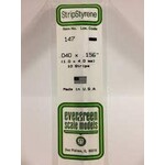 Evergreen 147 Styrene Strip .040x.156" 10/